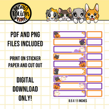 Load image into Gallery viewer, Halloween Text Boxes | DIGITAL DOWNLOAD ONLY