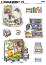 Load image into Gallery viewer, Library 2 | Vinyl Deco Sticker Sheet