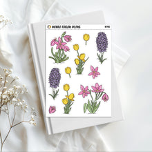 Load image into Gallery viewer, Spring Florals | Vinyl Deco Sticker Sheet