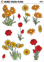 Load image into Gallery viewer, Summer Florals | Vinyl Deco Sticker Sheet
