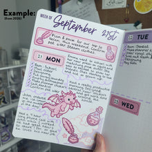 Load image into Gallery viewer, 2027 Weeks Stickers | Date Covers