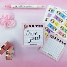 Load image into Gallery viewer, Pink Chloe Sticky Notes