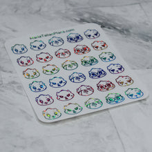 Load image into Gallery viewer, Chloe Emotis | Foiled Sheet