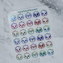 Load image into Gallery viewer, Chloe Emotis | Foiled Sheet