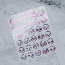 Load image into Gallery viewer, Chloe Emotis | Foiled Sheet