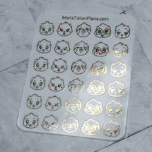 Load image into Gallery viewer, Chloe Emotis | Foiled Sheet