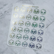 Load image into Gallery viewer, Chloe Emotis | Foiled Sheet