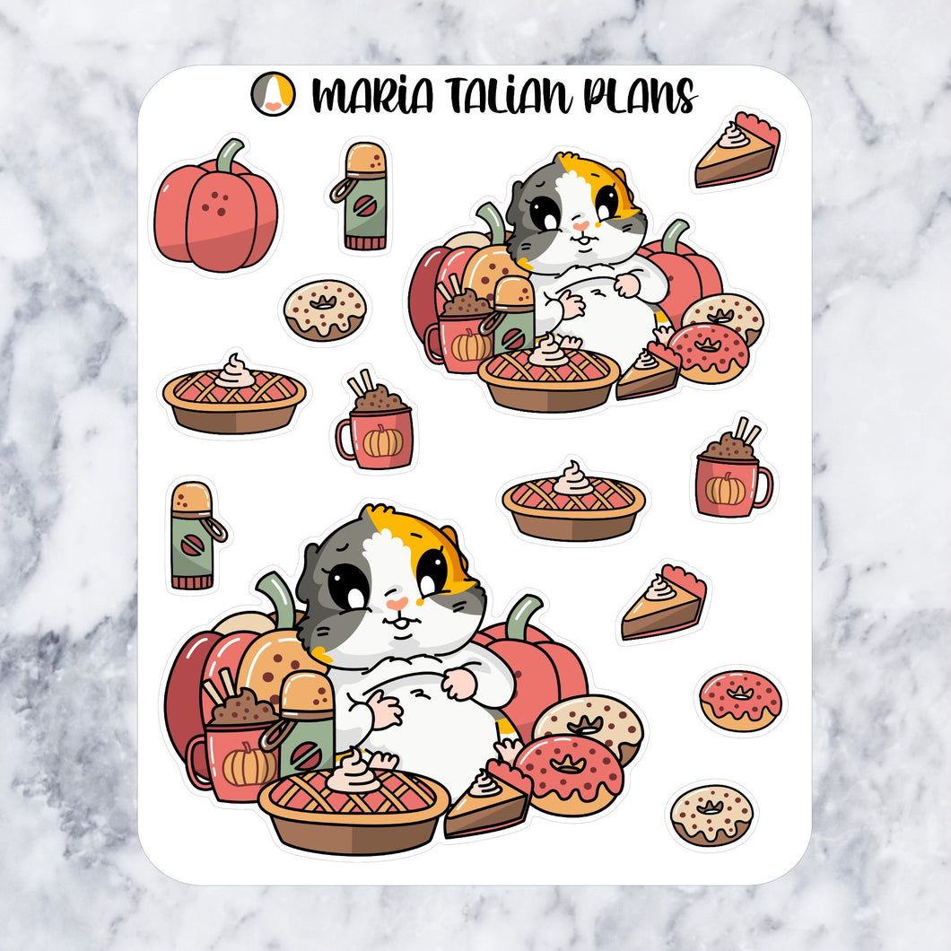 Fall Chloe | Guinea Pig Stickers