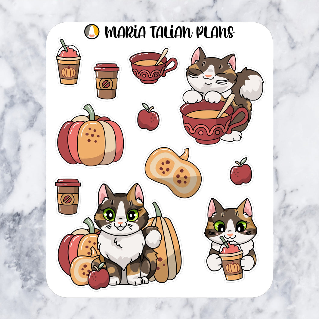 Fall Sophie | Cat Stickers