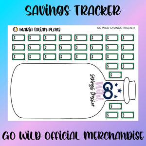 Savings Tracker -  Go Wild Planner Conference