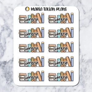 Library | Reading Stickers