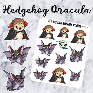 Hedgehog Dracula | Character Stickers