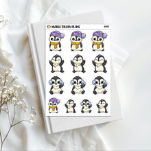 Load image into Gallery viewer, Penguin | Vinyl Character Sticker Sheet
