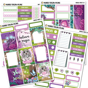 Vertical Weekly Kit - Magical Forest
