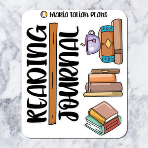 Reading Journal Header | Reading Stickers