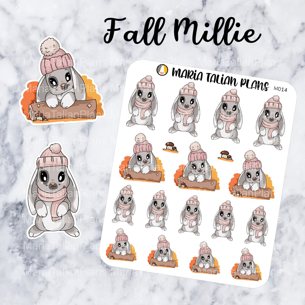 Fall Millie | Bunny Stickers