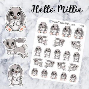 Hello Millie | Bunny Stickers