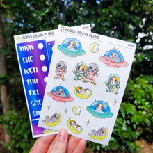 Load image into Gallery viewer, Galaxy Mini-Kit | Vinyl Character Sticker Sheets
