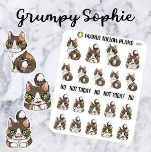 Grumpy Sophie | Cat Stickers