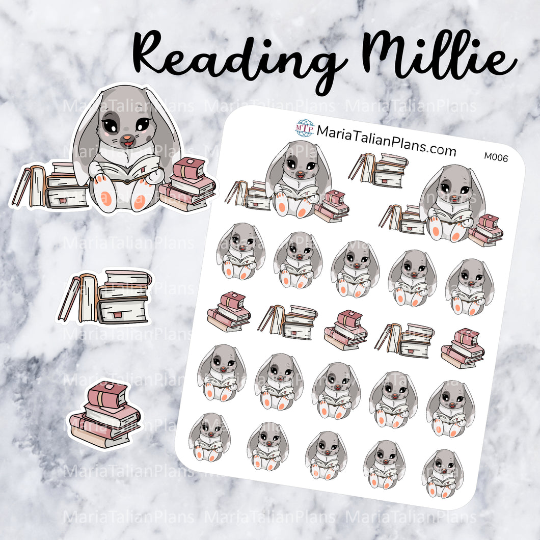 Reading Millie | Bunny Stickers