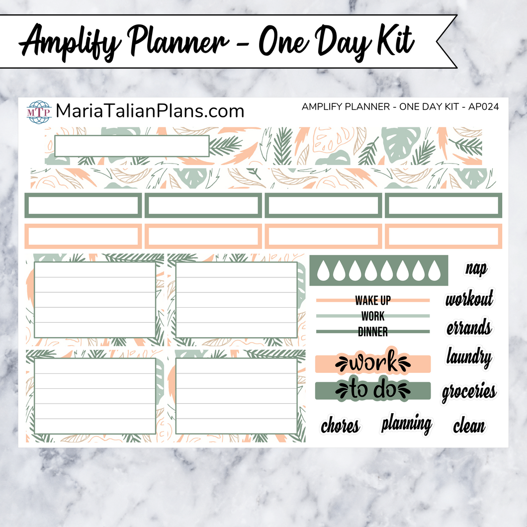 One Day kit for Amplify Planner | AP024