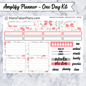 One Day kit for Amplify Planner | AP026