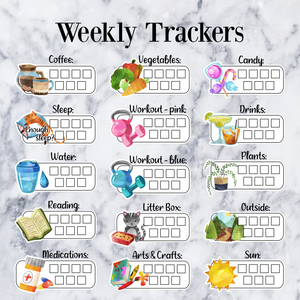 Weekly Trackers