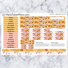 Load image into Gallery viewer, Passion Planner Daily Sticker Kit - Brilliant Fall
