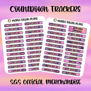 SGS Planner Conference - Countdown Stickers