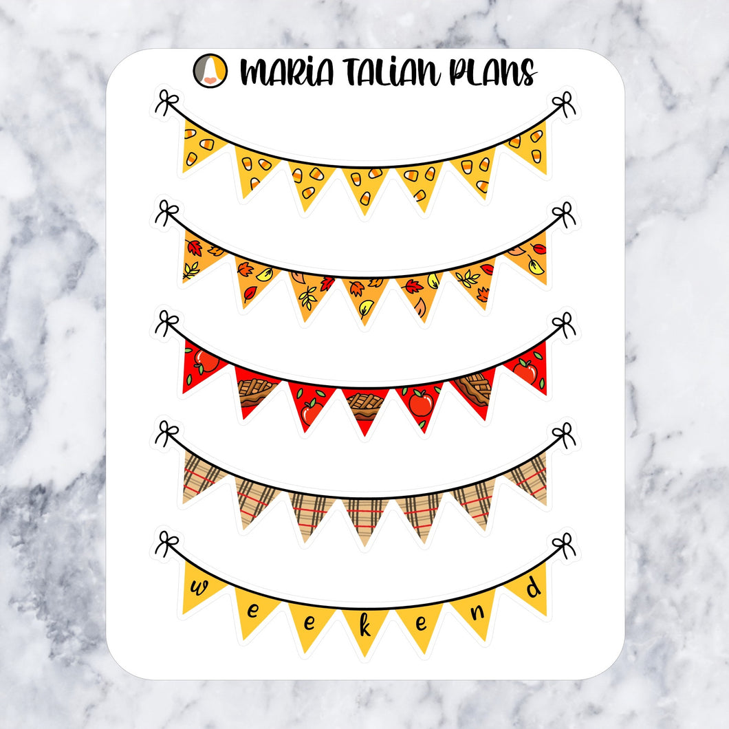 Fall Banners | Doodle Stickers