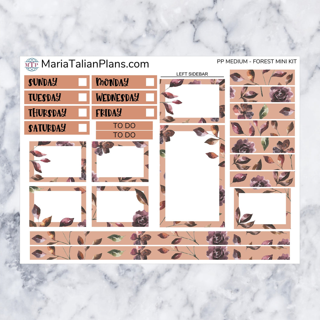 Passion Planner Weekly - Forest Mini Kit