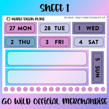 Load image into Gallery viewer, Go Wild Planner Conference - Hobonichi Cousin Daily Kit
