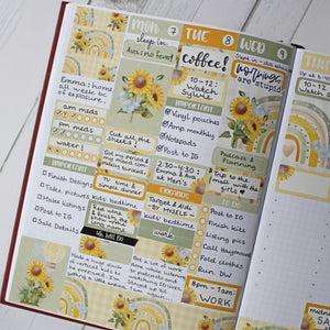 Vertical Weekly Kit - Sunflowers