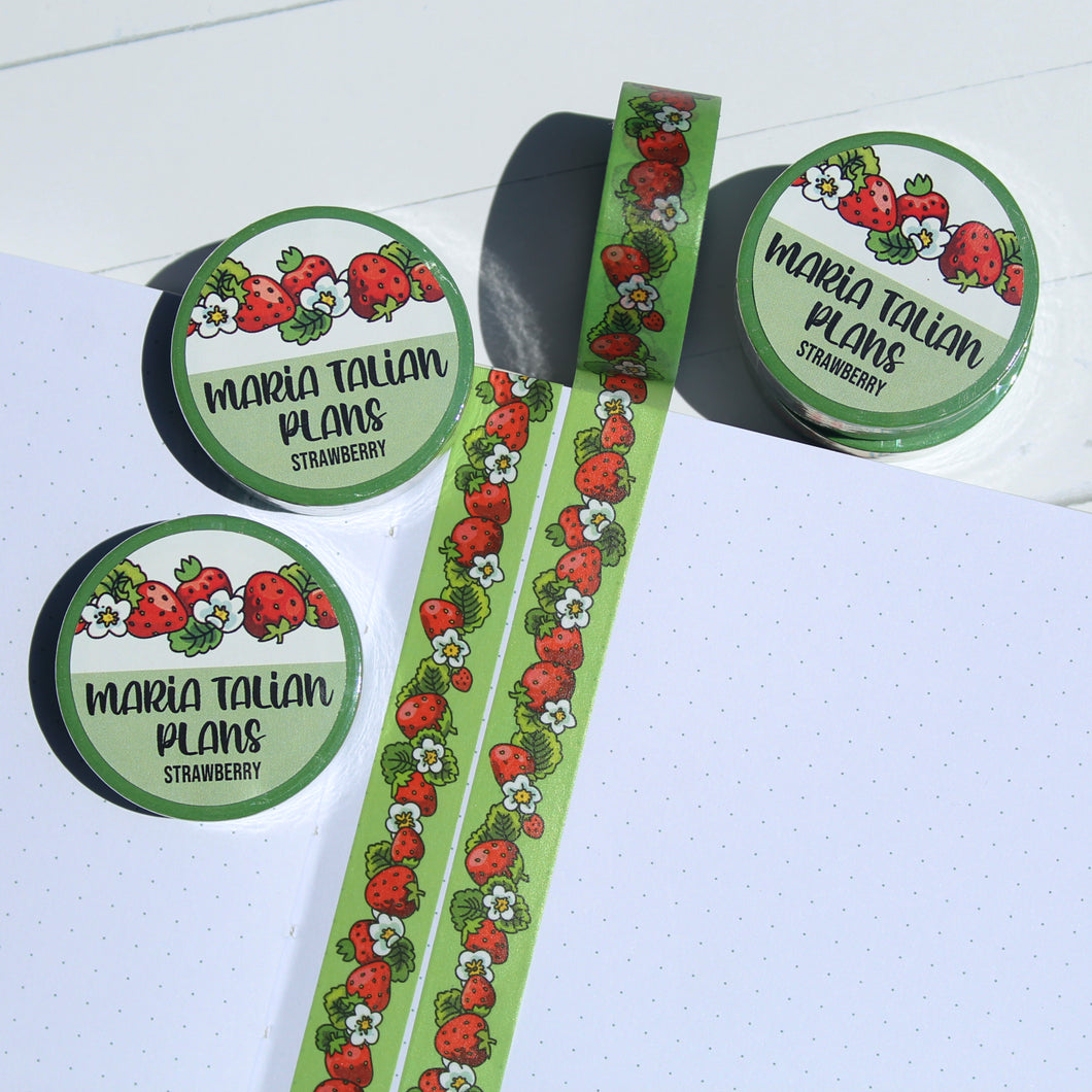 Strawberry Washi Tape | 15mm