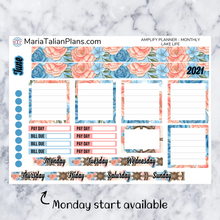 Load image into Gallery viewer, Amplify Planner Monthly kit - Lake Life
