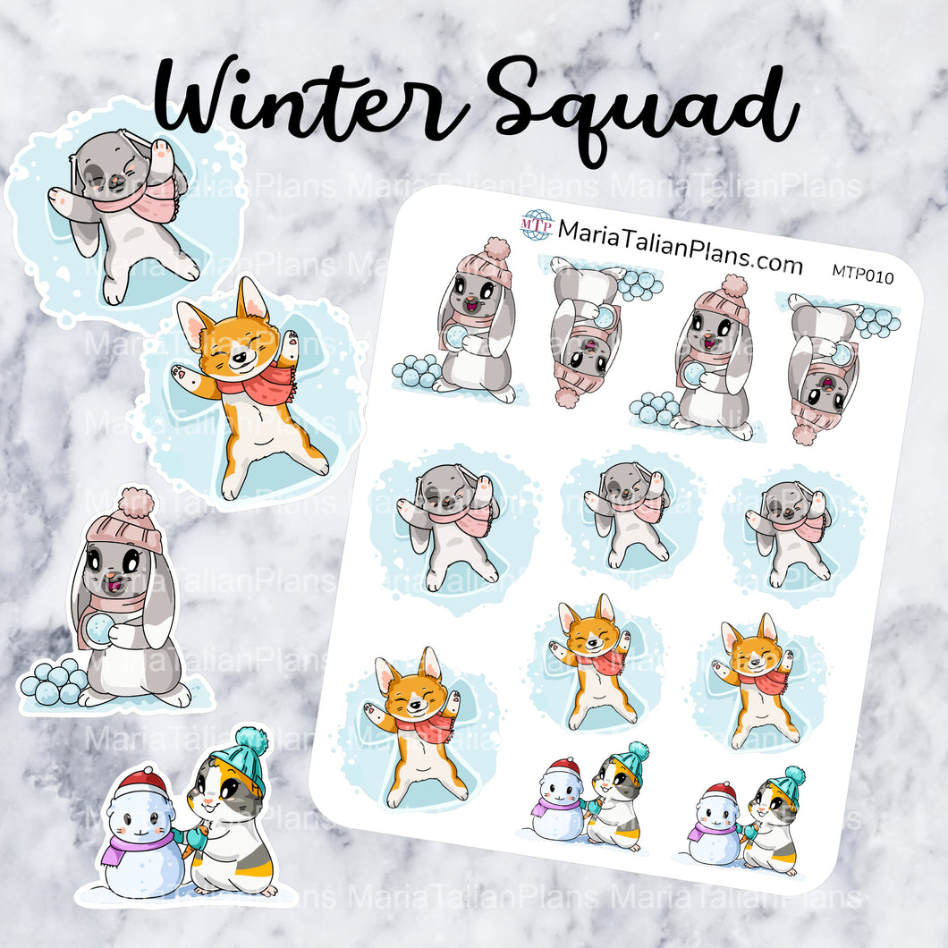 Winter Squad | Character Stickers