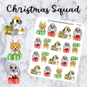 Christmas Squad | Character Stickers