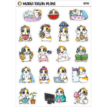 Load image into Gallery viewer, Chloe the Guinea Pig | Vinyl Character Sticker Sheet
