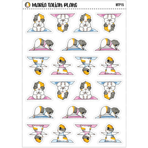 Yoga | Vinyl Character Sticker Sheet