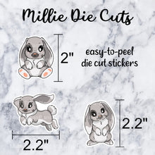 Load image into Gallery viewer, Millie Die Cut Stickers | Pack of 3
