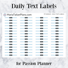 Load image into Gallery viewer, Write | Daily Text Labels | Passion Planner

