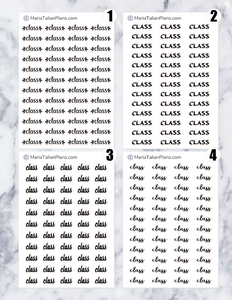 Class | Script Stickers