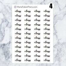 Load image into Gallery viewer, Class | Script Stickers
