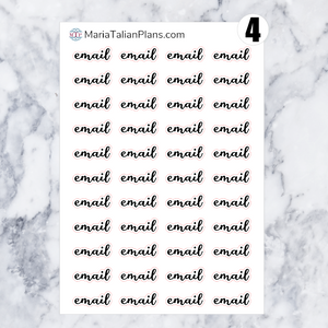 Email | Script Stickers