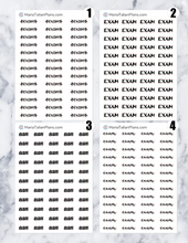 Load image into Gallery viewer, Exam | Script Stickers
