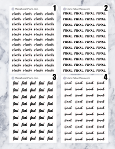Final | Script Stickers