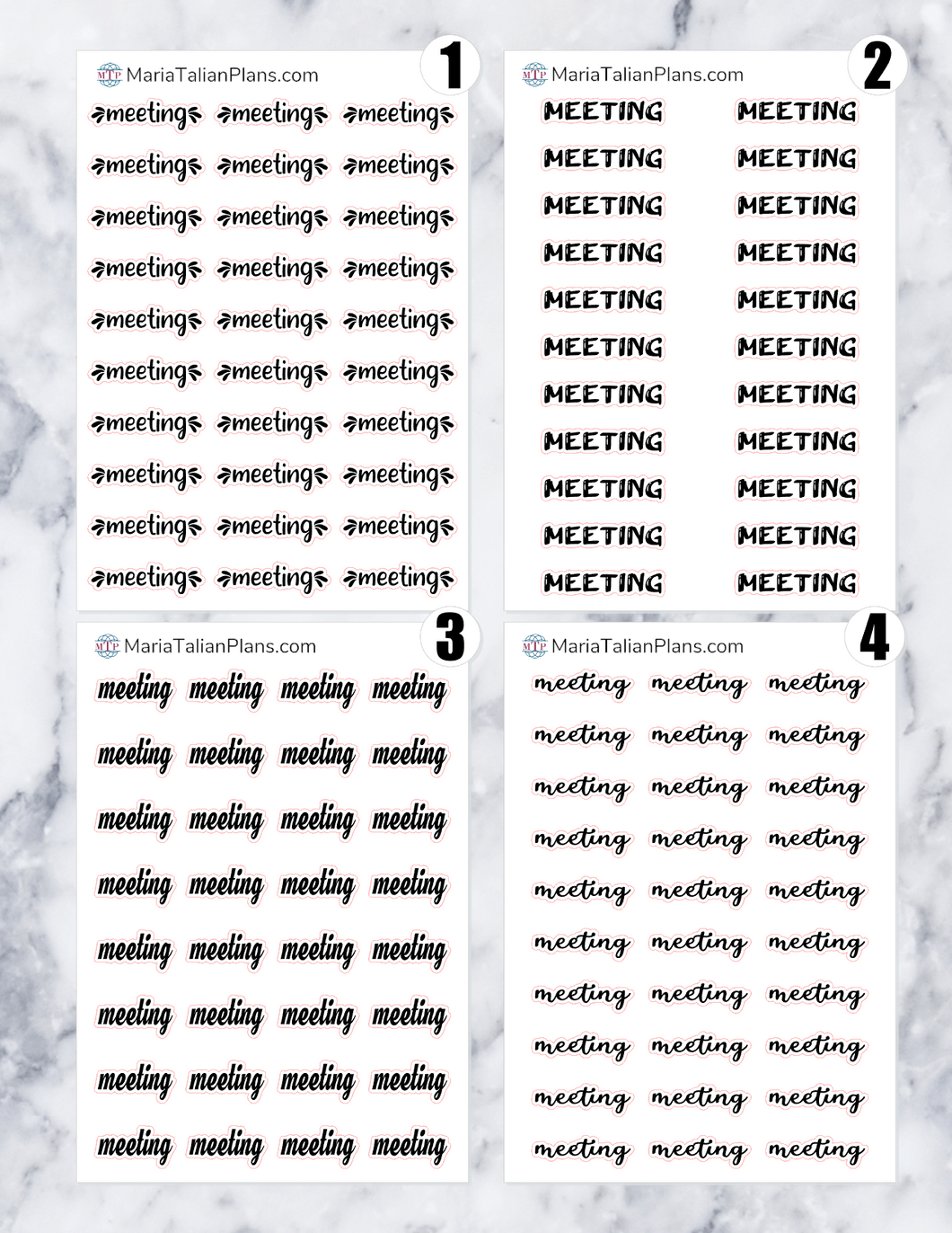 Meeting | Script Stickers