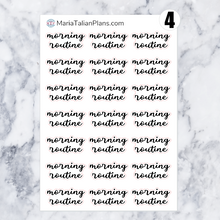 Load image into Gallery viewer, Morning Routine | Script Stickers
