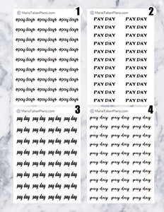 Pay Day | Script Stickers