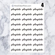 Load image into Gallery viewer, Playdate | Script Stickers
